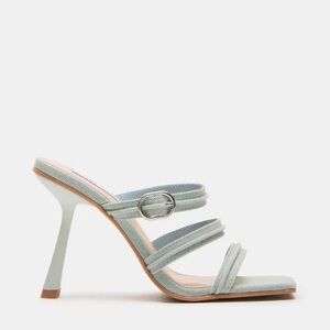 Steve Madden demin kitten Heels